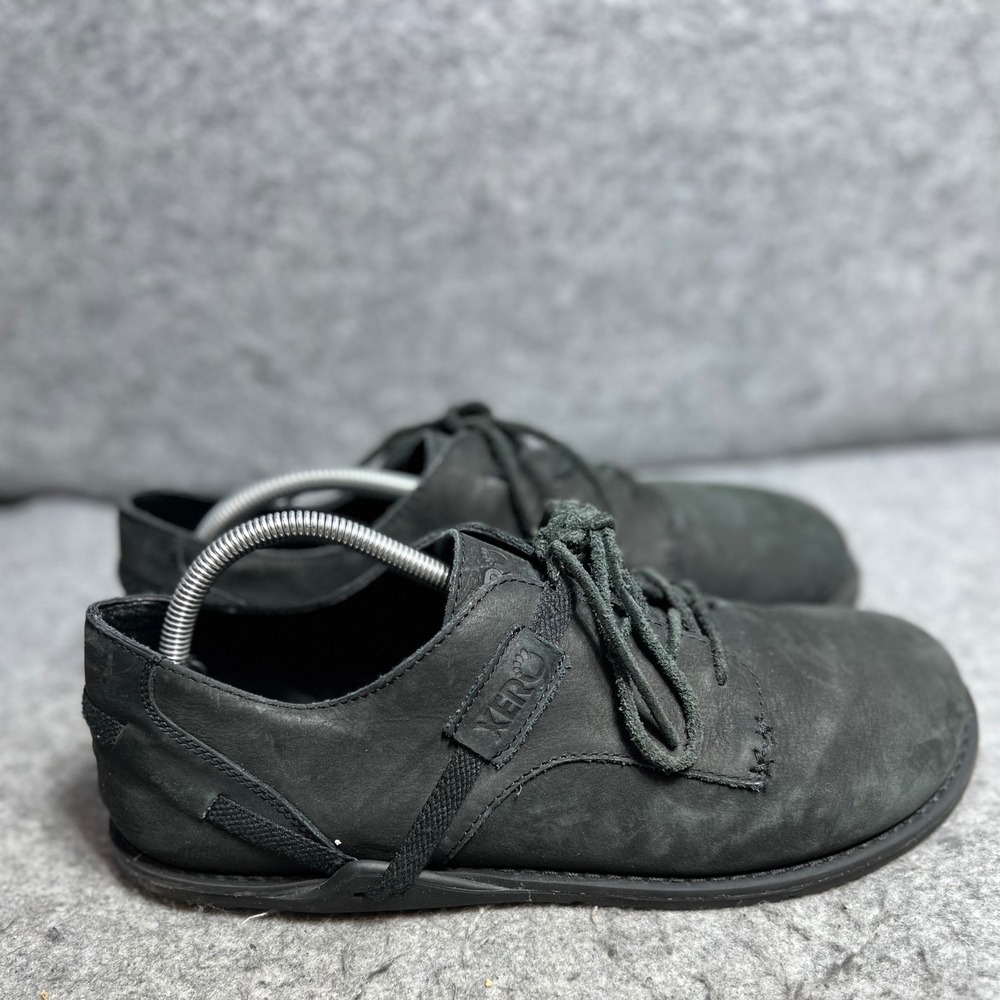 Xero Shoes Alston Mens Black Leather Barefoot Minimalist Wide Toe Box Shoes 11 - Picture 3 of 6